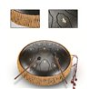 TAMBURO ARMONICO 15 TONI STEEL TONGUE DRUM 12″ TANK DRUM 30,5CM COLORE BRONZO