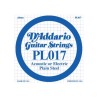 D'ADDARIO PL017 CORDA SINGOLA PER CHITARRA ACUSTICA/ELETTRICA