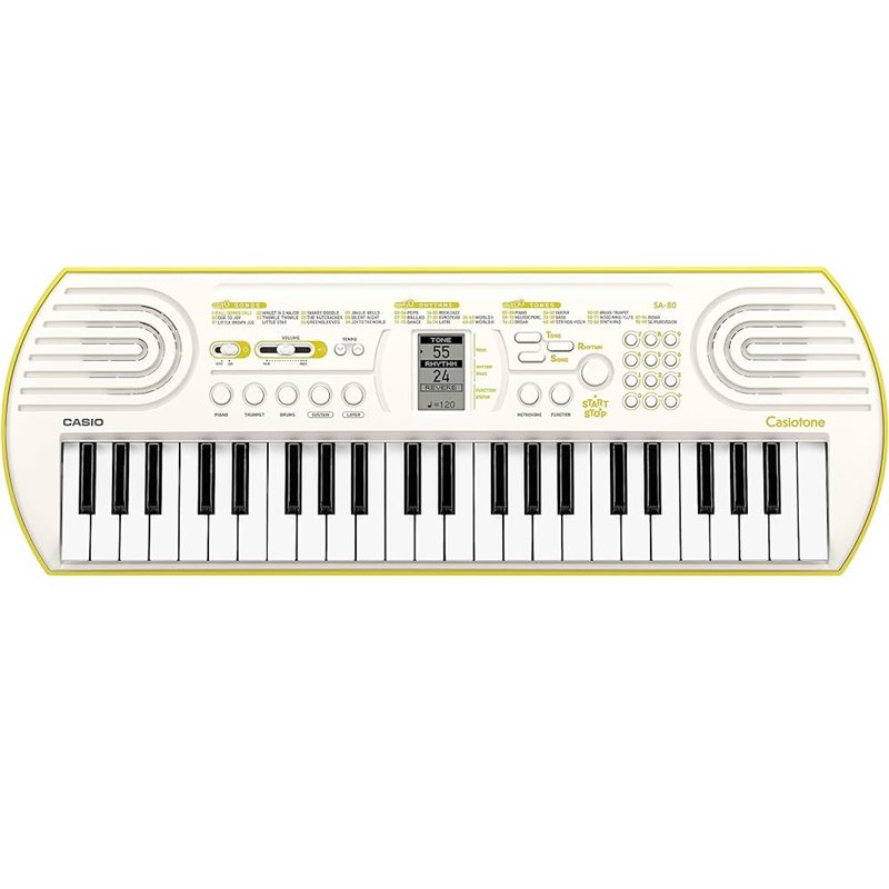 CASIO SA80 TASTIERA PORTATILE 44 TASTI MINI 100 SUONI 50 RITMI SENZA ALIMENTATORE