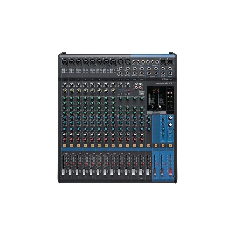 YAMAHA MG16XU MIXER USB 16 CANALI CON EFFETTI ALIMENTAZIONE PHANTOM