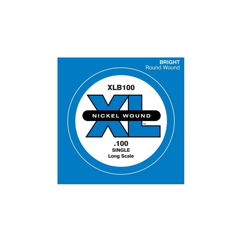 D'ADDARIO XLB100  CORDA SINGOLA PER BASSO ELETTRICO