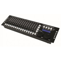 EUROLITE DMX MOVE CONTROL 512 MIXER LUCI 512 CANALI DMX 18 CONTROLLO 32 SCENE 16 FADER