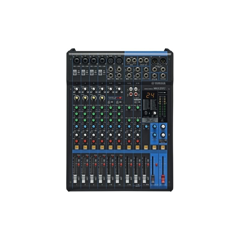 YAMAHA MG12XU MIXER USB CON EFFETTI 12 CANALI ALIMENTAZIONE PHANTOM