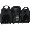 BEHRINGER PPA500BT SISTEMA PA PORTATILE COMPATTO + MICROFONO CON TROLLEY BLUETOOTH EFFETTI 500 WATT