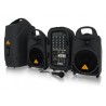 BEHRINGER PPA500BT SISTEMA PA PORTATILE COMPATTO + MICROFONO CON TROLLEY BLUETOOTH EFFETTI 500 WATT