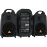 BEHRINGER PPA2000BT SISTEMA PA PORTATILE 2000 WATT CON BLUETOOTH E EFFETTI MIXER + CASSE