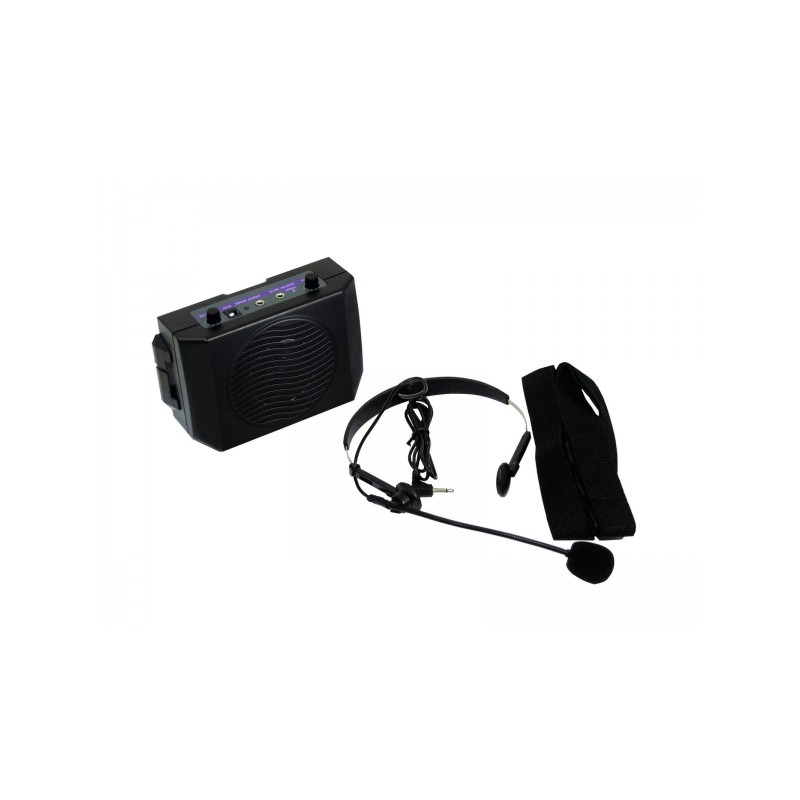 OMNITRONIC BHD-02 AMPLIFICATORE A CINTURA CON ALTOPARLANTE ATTIVO E MICROFONO HEADSET