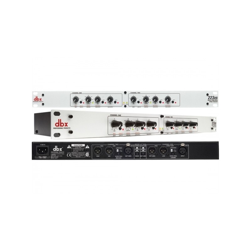 DBX 223XS CROSSOVER STEREO MONO PROFESSIONALE