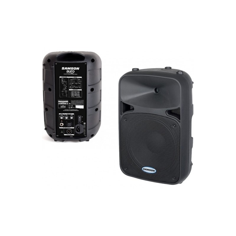 SAMSON AURO D208 CASSA ATTIVA AMPLIFICATA 200W DUE VIE INGRESSO MIC/LINE BILANCIATO