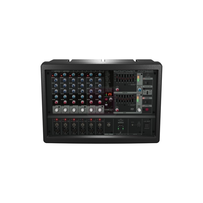 BEHRINGER PMP560M MIXER ATTIVO 500W 6 CANALI EFFETTI KLARK TEKNIK
