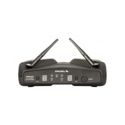 PROEL WM600DH PLL UHF RADIOMICROFONO DOPPIO ARCHETTO + LAVALIER + BODYPACK WIRELESS 4 CANALI