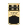 BEHRINGER BEQ700 BASS GRAPHIC EQUALIZER EFFETTO PEDALE EQUALIZZATORE GRAFICO 7 BANDE PER BASSO