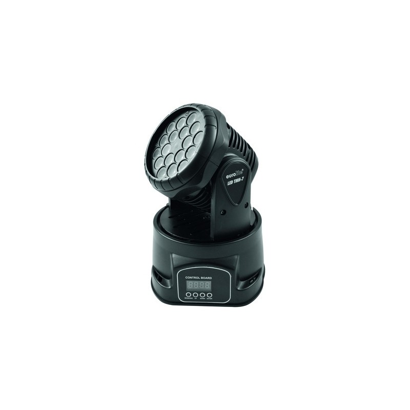 EUROLITE TMH7 LED WASH LIGHT TESTA MOBILE DMX 18 x 3W RGB TMH-7