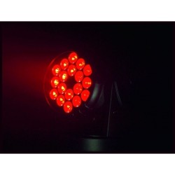 EUROLITE TMH7 LED WASH LIGHT TESTA MOBILE DMX 18 x 3W RGB TMH-7