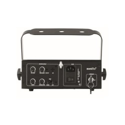 EUROLITE LED MS-3 TRIPLO EFFETTO POLAR LASER CLASSE 3B 100mW ROSSO + 40 mW VERDE + LED BLU DA 5 WATT