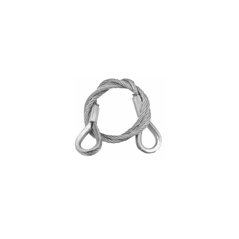 EUROLITE SAFETY BOND A SILVER CATENA FISSAGGIO LUCI ZINCATA