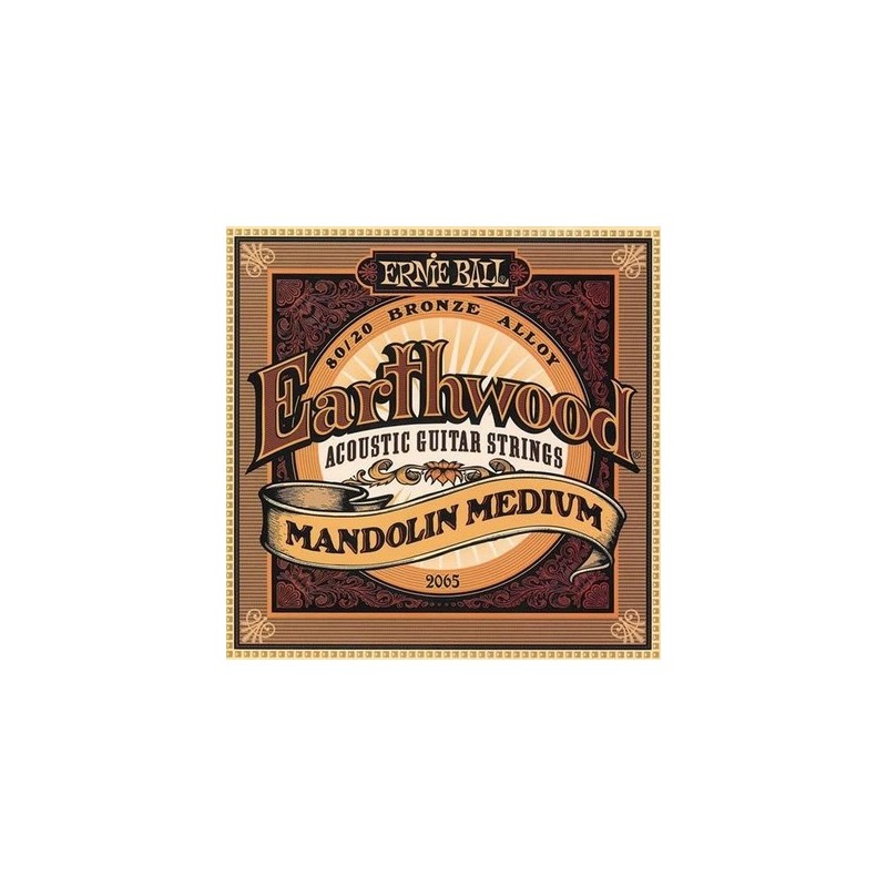 ERNIEBALL EARTWOOD MANDOLINO MEDIUM 2065 MUTA PER MANDOLINO