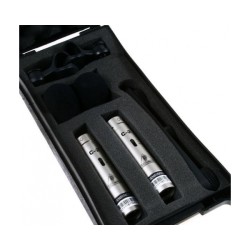 BEHRINGER C2 COPPIA SELEZIONATA MATCHED MICROFONI CONDENSATORE VOCE STRUMENTI + STEREO-BAR CON CLAMPS