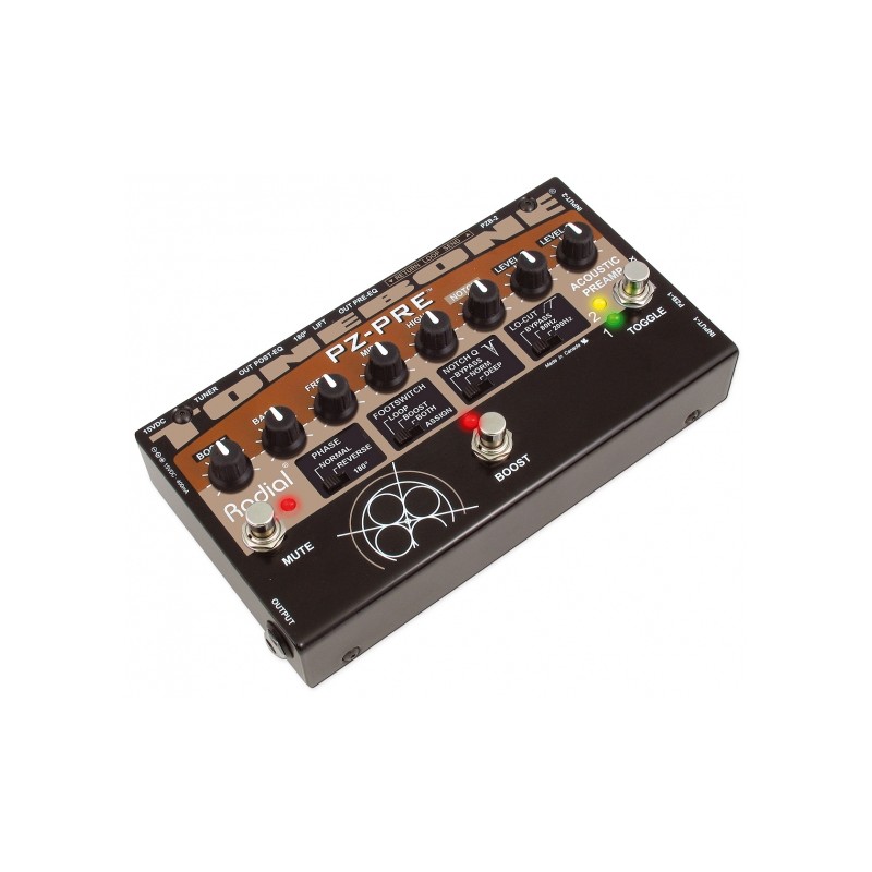 RADIAL PZ-PRE PREAMPLIFICATORE 2 CANALI PER STRUMENTI