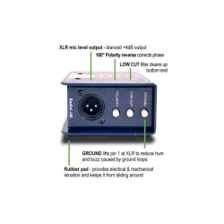 RADIAL J48 MK2 DI BOX ATTIVA TRASFORMATORE JENSEN DI-BOX J-48