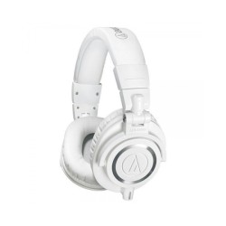 AUDIO-TECHNICA ATH M50X-WH WHITE CUFFIA DINAMICA CHIUSA BIANCA PER MONITOR PIEGHEVOLE