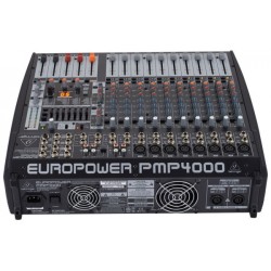 BEHRINGER PMP4000 EUROPOWER MIXER AMPLIFICATO 16 CANALI EFFETTI 1200 WATT 8 XLR MIC IN 4 STEREO