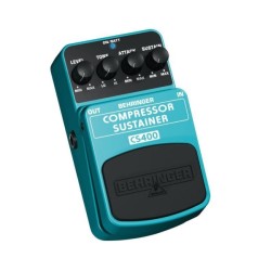 BEHRINGER CS400 COMPRESSOR SUSTAINER EFFETTO COMPRESSORE A PEDALE PER CHITARRA E BASSO