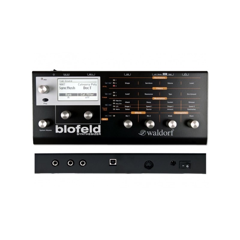 WALDORF BLOFELD BLACK MODULO SYNTH SINTETIZZATORE VIRTUALE ANALOGICO