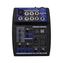 WHARFEDALE CONNECT 502USB MIXER 5 CANALI + USB BLACK