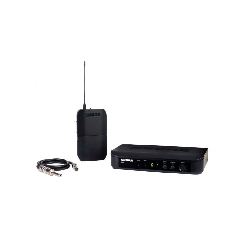 SHURE BLX14E RADIOMICROFONO INSTRUMENTAL SISTEMA BODYPACK WIRELESS + CAVO STRUMENTALE CHITARRA BASSO