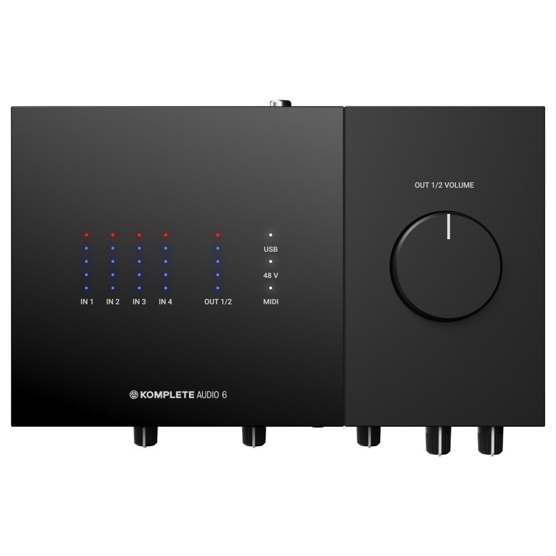 NATIVE INSTRUMENTS KOMPLETE AUDIO 6 MK2 INTERFACCIA AUDIO DJ SCHEDA USB MIDI 6 CANALI