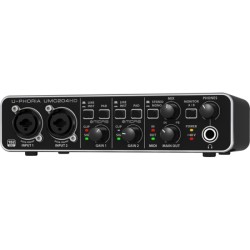 BEHRINGER UMC204HD INTERFACCIA AUDIO 2X4 SCHEDA AUDIO MIDI USB 2 IN 4 OUT 24 BIT 192 KHZ 2 PREAMPLIFICATORI MICROFONICI MIDAS PH
