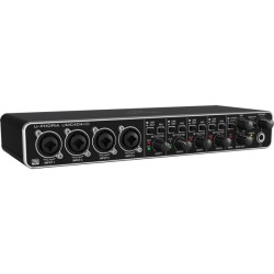 BEHRINGER UMC404-HD U-PHORIA INTERFACCIA AUDIO 4X4 MIDI USB 192 KHZ PREAMPLIFICATORI MIDAS SCHEDA PHANTOM +48V