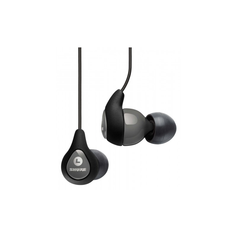 SHURE SE112-GRE AURICOLARE PER IN EAR MONITOR GRIGIO CON MICRO DRIVER DINAMICO + BORSETTA E ACCESSORI
