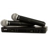 SHURE BLX288E/SM58 SISTEMA RADIO PALMARE WIRELESS 2 CANALI CARDIOIDE DOPPIO RADIOMICROFONO GELATO SM-58