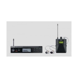 SHURE P3TERA215CL PSM300 PREMIUM SISTEMA RADIO IN EAR MONITOR + AURICOLARI SE215CL CLEAR