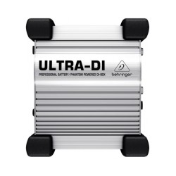 BEHRINGER DI100 DIRECT BOX ULTRA DI BOX ATTIVA A BATTERIA O ALIMENTAZIONE PHANTOM POWER +48 VOLT