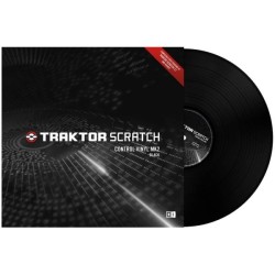 NATIVE INSTRUMENTS TRAKTOR SCRATCH CONTROL VINYL BLACK MKII VINILE DI CONTROLLO MK2
