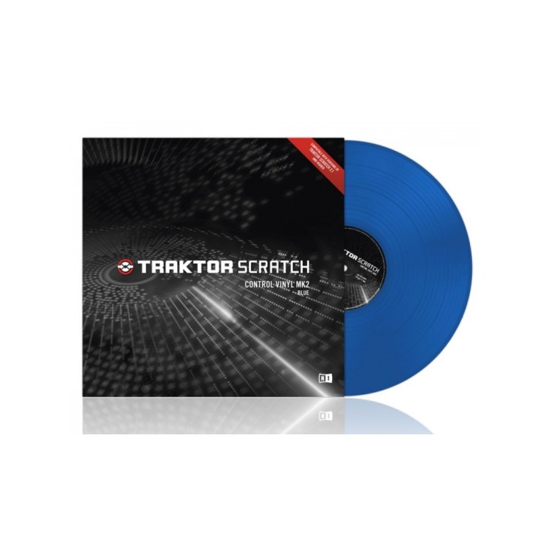 NATIVE INSTRUMENTS TRAKTOR SCRATCH CONTROL VINYL BLU MKII VINILE DI CONTROLLO MK2