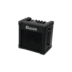 DIMAVERY DELUXE-1 AMPLIFICATORE CHITARRA ELETTRICA 10W BK EQUALIZZATORE 3 BANDE + 2 CANALI REGOLABILI