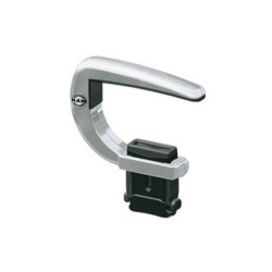 KONIG & MEYER 14530 CAPOTASTO FISSAGGIO RAPIDO UNIVERSALE ZINCO PRESSOFUSO CHITARRA 6 / 12 CORDE CROMATO SATINATO