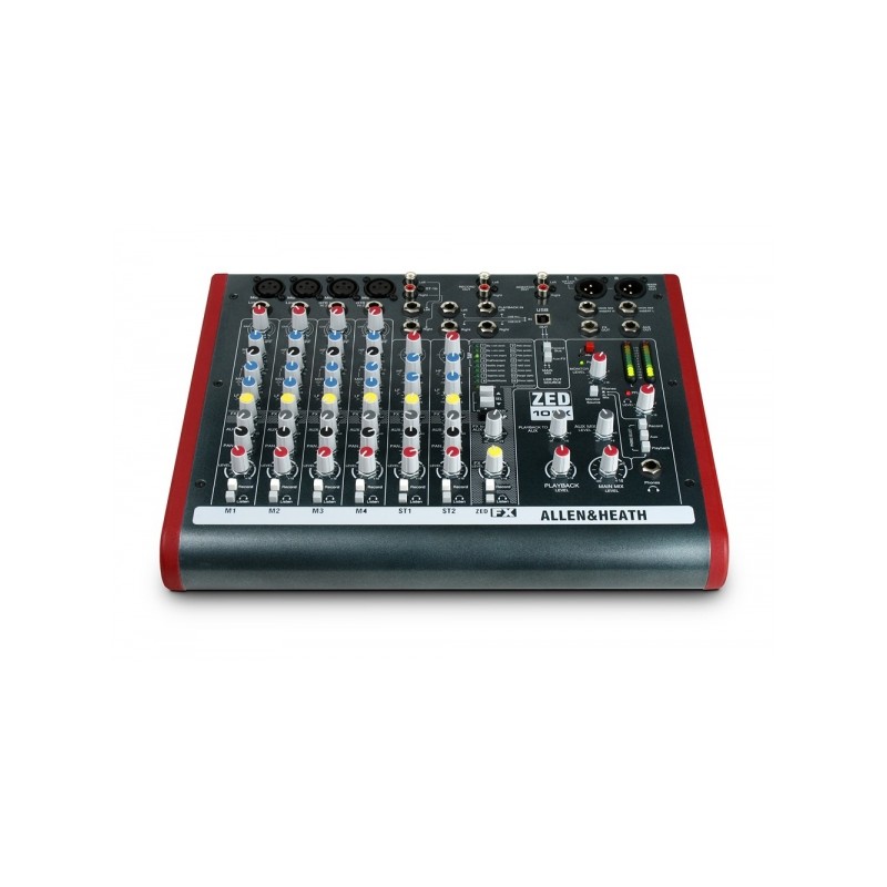 ALLEN&HEATH ZED10FX MIXER 8 CANALI EFFETTI USB CON 4 MICROFONICI + 2 STEREO