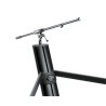 KONIG & MEYER 18860 SPIDER PRO SI STAND SILVER SUPPORTO TASTIERA COLONNA RICHIUDIBILE ARGENTATO 2 COPPIE BRACCI REGOLABILI ESTEN