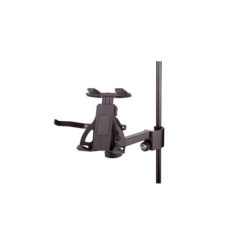 KONIG & MEYER 19740 SUPPORTO TABLET PC HOLDER PER ASTA MICROFONICA O SPIDER CON ADATTATORE 18873
