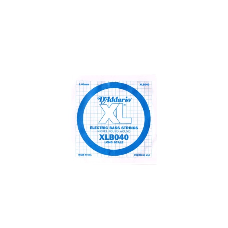 D'ADDARIO XLB040 CORDA SINGOLA PER BASSO ELETTRICO