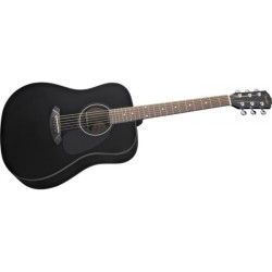 FENDER CD60S BLK CHITARRA ACUSTICA NERA TOP MASSELLO