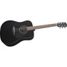 FENDER CD60S BLK CHITARRA ACUSTICA NERA TOP MASSELLO