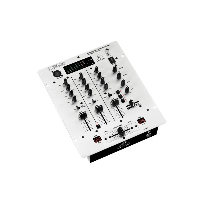 BEHRINGER DX626 MIXER PER DJ 3 CANALI CONTROLLO VCA EQ CONTABATTUTE