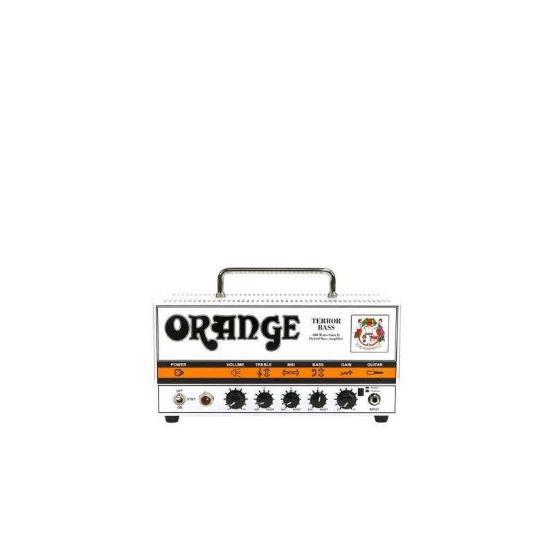 ORANGE TB500H TERROR BASS HEAD TESTATA PER BASSO IBRIDO 500 WATT CLASSE D EQ 4 BANDE DI-OUT 2 X 12AX7