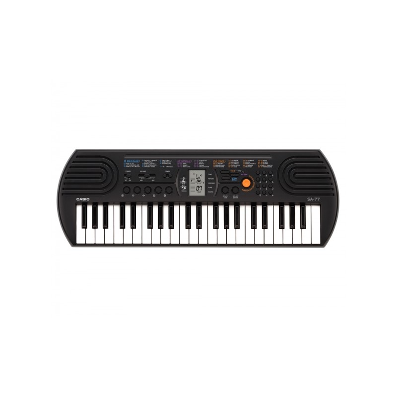 CASIO SA77 TASTIERA PORTATILE 44 TASTI MINI 100 SUONI 50 RITMI 5 DRUMPAD SENZA ALIMENTATORE